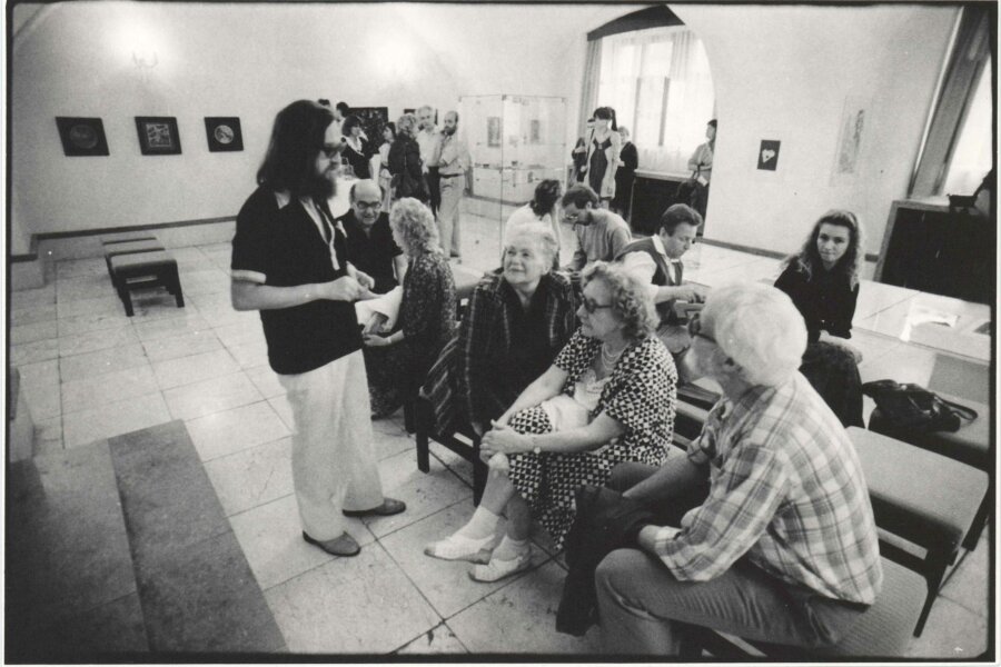 Jiří Valoch, Karel Holešovský, ??, Helena Kroupová, Gerta Pospíšilová, Igor Zhoř